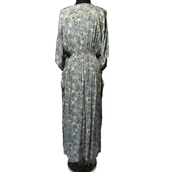 NATURAL LIFE Floral Midi Dress in Blue and Yellow - Picture 11 of 15